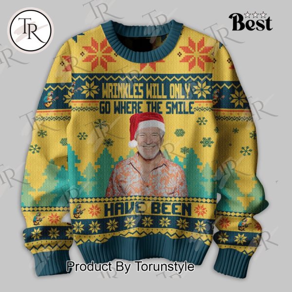 Jimmy Buffett Tis The Season Wrinkles Will Only Go Where The Smile Have Been Sweater