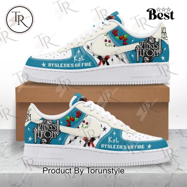 Kings Of Leon Dyslexics On Fire Air Force 1 Sneakers