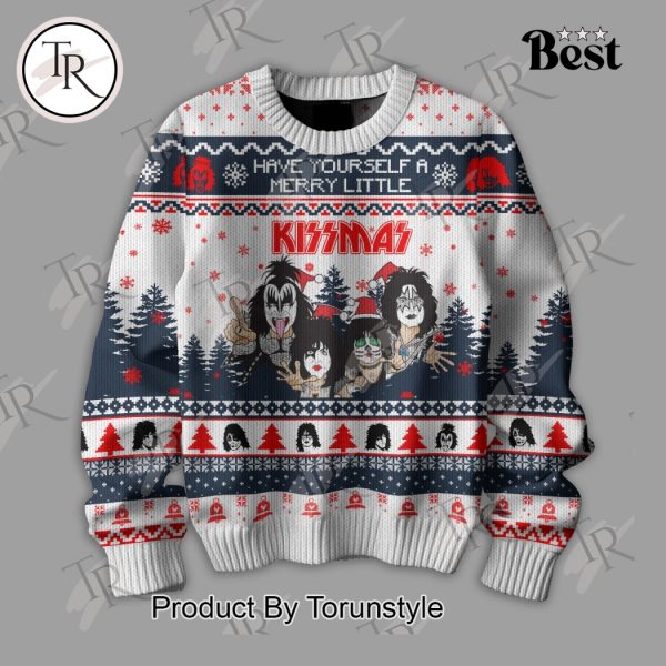 Kiss Band Have Yourself A Merry Little Merry Kissmas Sweater