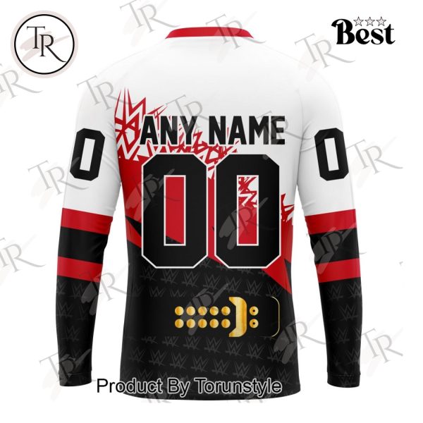 NHL Carolina Hurricanes Special WWE Design Hoodie