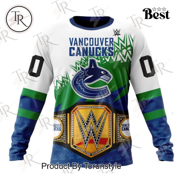 NHL Vancouver Canucks Special WWE Design Hoodie