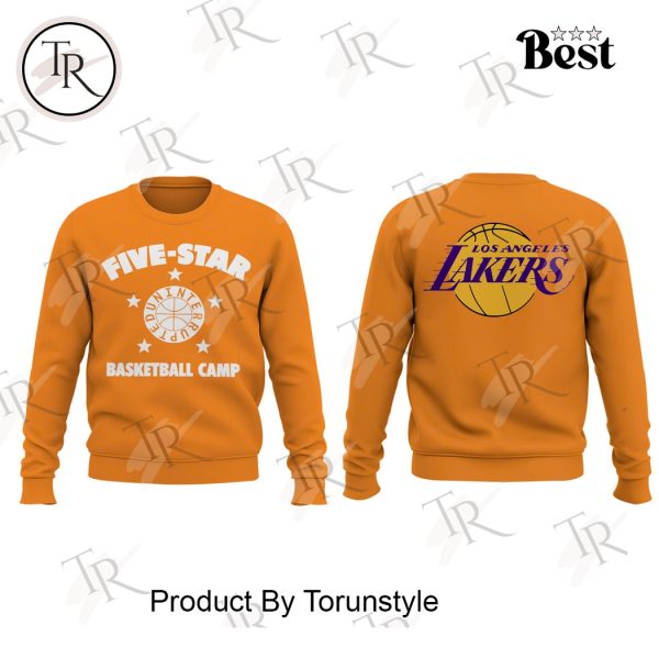 Los Angeles Lakers Fiver Star Basketball Camp Hoodie