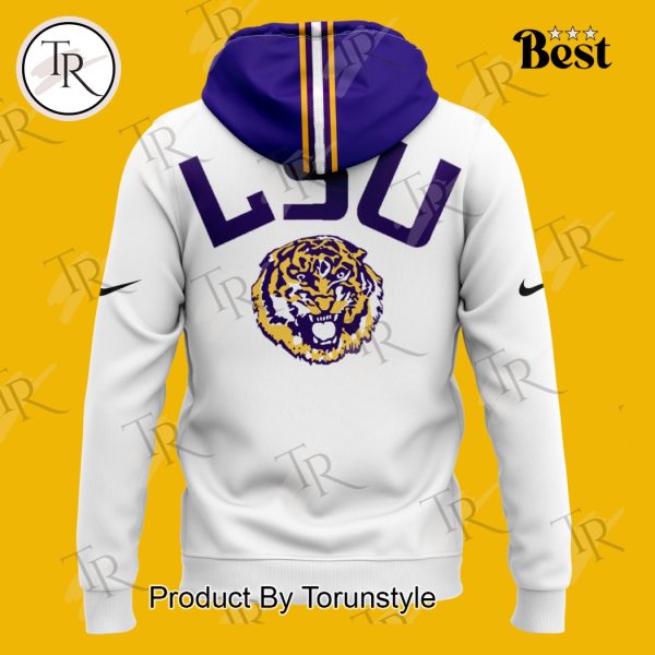 LSU Tigers 100 Years in Tiger Stadium Scratch Hoodie