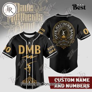 Dave Matthews Band Celebrate We Will Custom Baseball Jersey