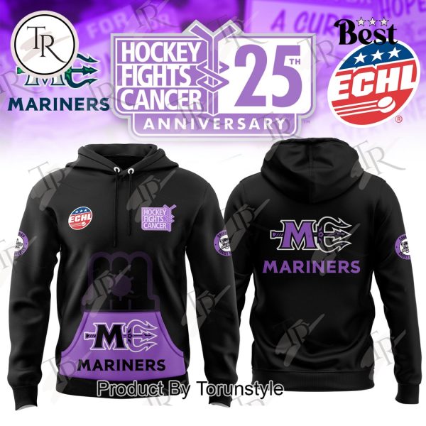 Maine Mariners Hockey Fight Cancer 25th Anniversary Hoodie