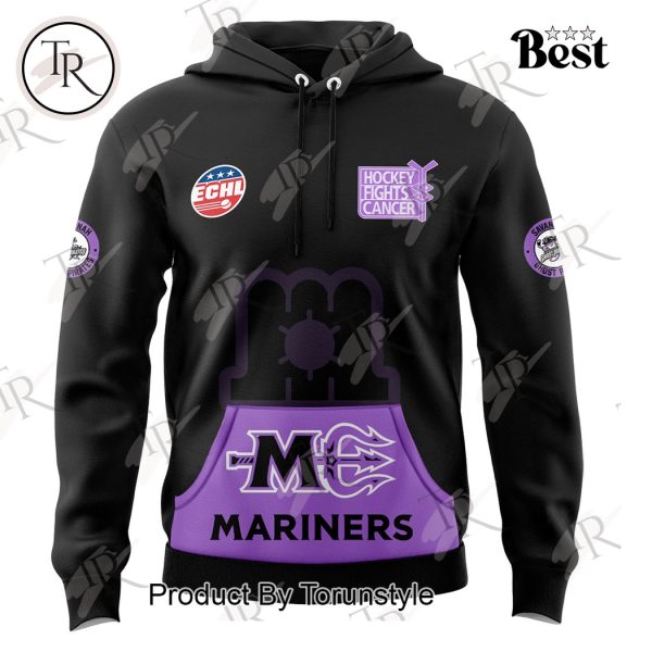 Maine Mariners Hockey Fight Cancer 25th Anniversary Hoodie