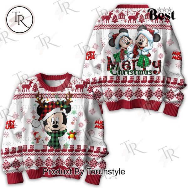 Mickey Mouse Merry Christmas Sweater