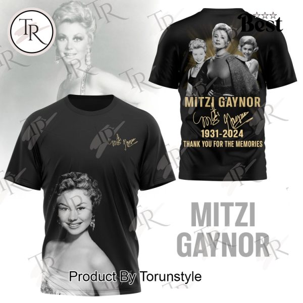 Mitzi Gaynor 1931-2024 Thank You For The Memories T-Shirt