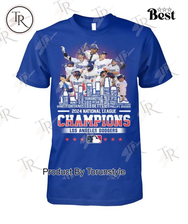 MLB Los Angeles Dodgers NLCS Champions 2024 T-Shirt