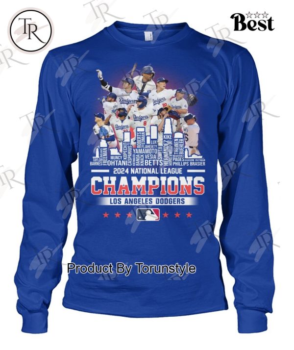 MLB Los Angeles Dodgers NLCS Champions 2024 T-Shirt