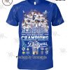 MLB Los Angeles Dodgers 8-Time World Series Champions 2024 T-Shirt