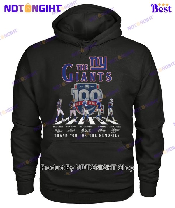 New York Giants 100th Anniversary Thank You For The Memories Unisex T-Shirt