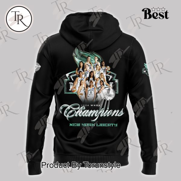 New York Liberty History Made 2024 WNBA Champions Hoodie, Longpants, Cap