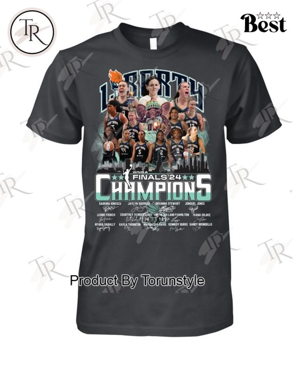 New York Liberty WNBA Finals ’24 Champions T-Shirt