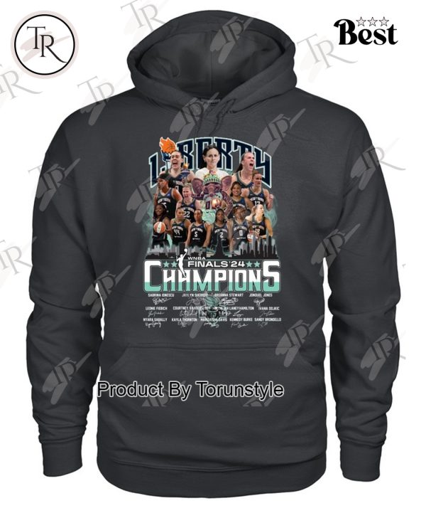 New York Liberty WNBA Finals ’24 Champions T-Shirt