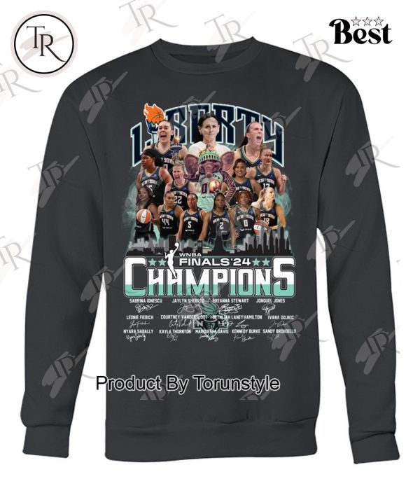 New York Liberty WNBA Finals ’24 Champions T-Shirt