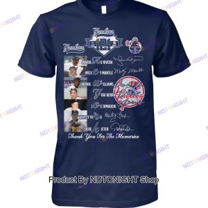 New York Yankees 121th Anniversary Thank You For The Memories Unisex T-Shirt