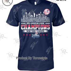 New York Yankees 2024 American League Champions T-Shirt