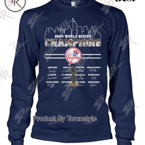 New York Yankees 2024 World Series Champions T-Shirt