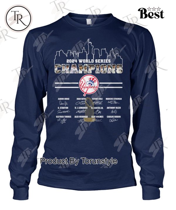 New York Yankees 2024 World Series Champions T-Shirt