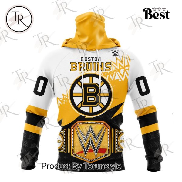 NHL Boston Bruins Special WWE Design Hoodie