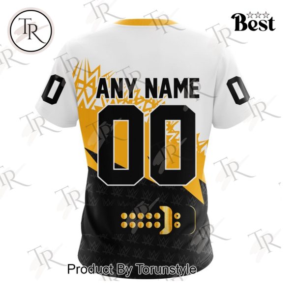 NHL Boston Bruins Special WWE Design Hoodie