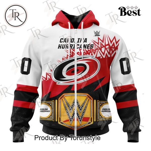 NHL Carolina Hurricanes Special WWE Design Hoodie