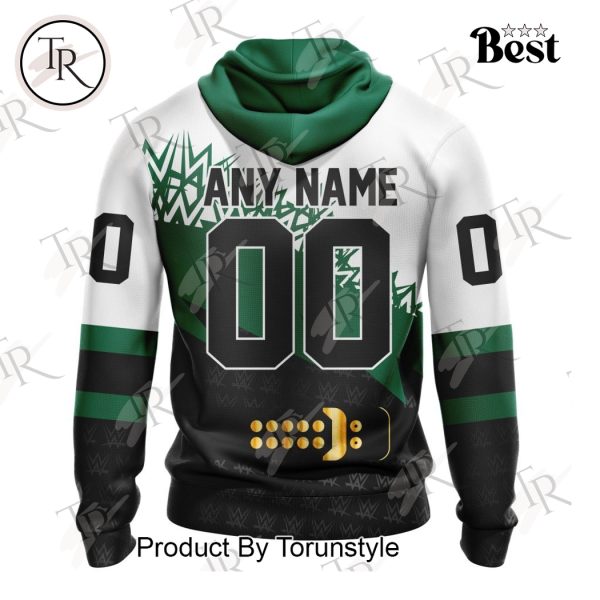 NHL Dallas Stars Special WWE Design Hoodie