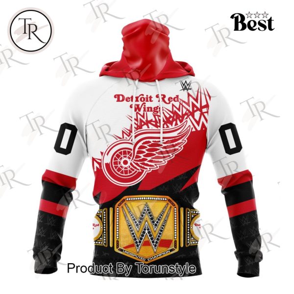 NHL Detroit Red Wings Special WWE Design Hoodie