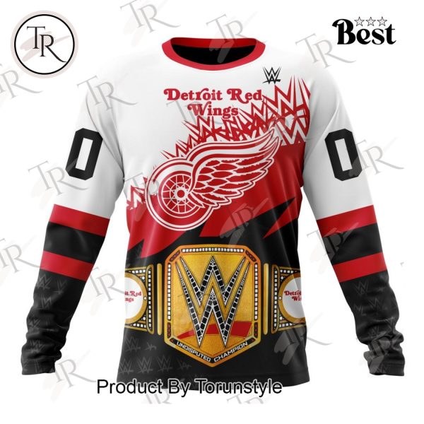 NHL Detroit Red Wings Special WWE Design Hoodie