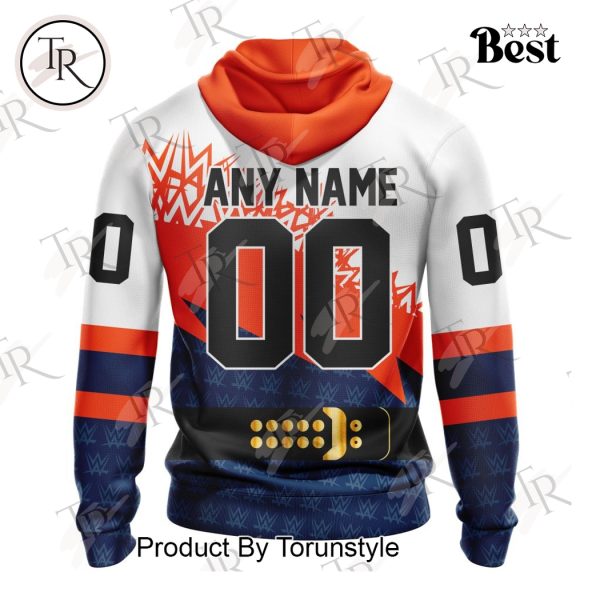 NHL Edmonton Oilers Special WWE Design Hoodie