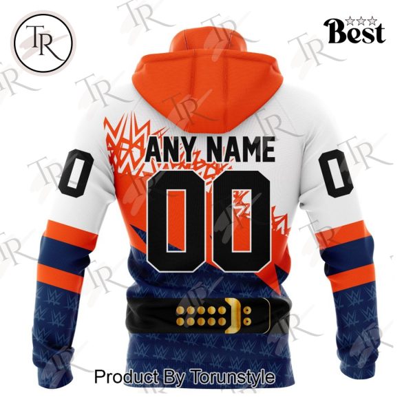 NHL Edmonton Oilers Special WWE Design Hoodie