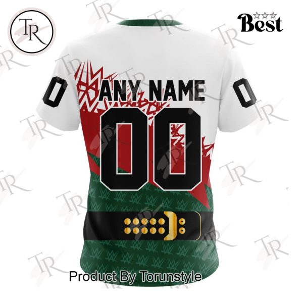 NHL Minnesota Wild Special WWE Design Hoodie