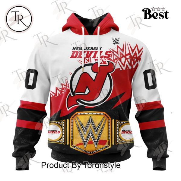 NHL New Jersey Devils Special WWE Design Hoodie