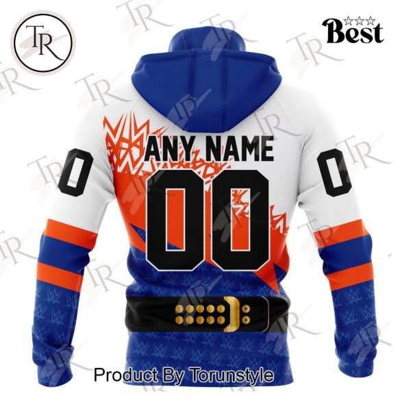 NHL New York Islanders Special WWE Design Hoodie