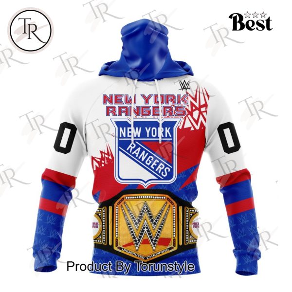 NHL New York Rangers Special WWE Design Hoodie