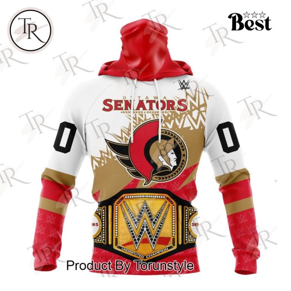 NHL Ottawa Senators Special WWE Design Hoodie