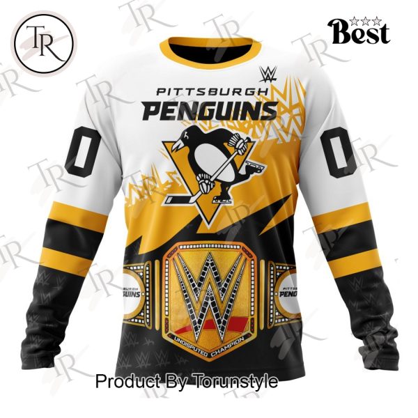 NHL Pittsburgh Penguins Special WWE Design Hoodie