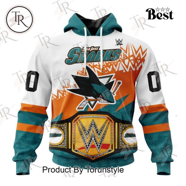 NHL San Jose Sharks Special WWE Design Hoodie