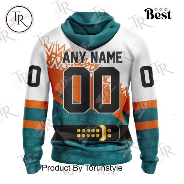 NHL San Jose Sharks Special WWE Design Hoodie