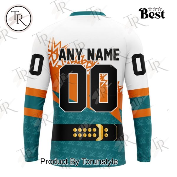 NHL San Jose Sharks Special WWE Design Hoodie