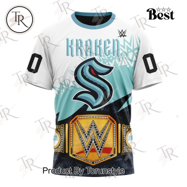 NHL Seattle Kraken Special WWE Design Hoodie