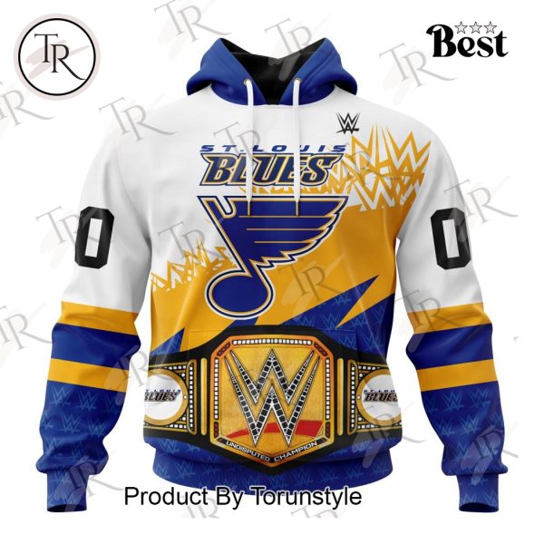 NHL St. Louis Blues Special WWE Design Hoodie