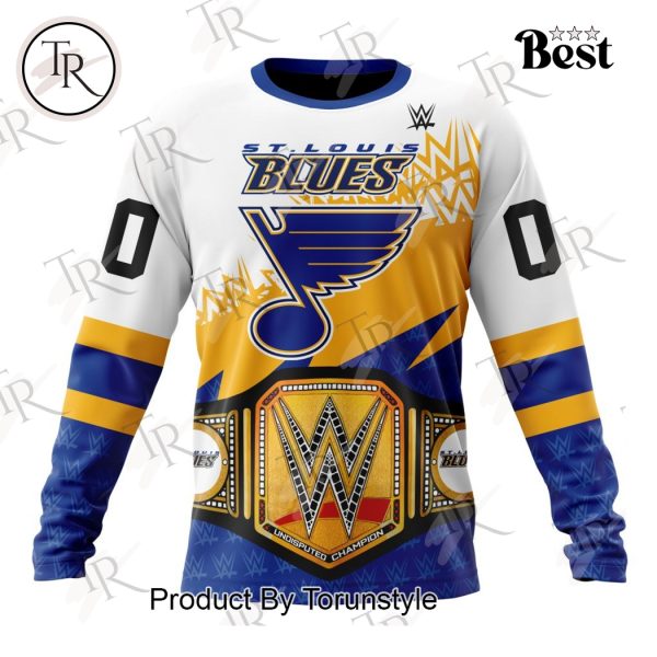 NHL St. Louis Blues Special WWE Design Hoodie