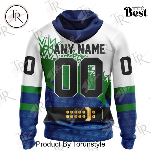 NHL Vancouver Canucks Special WWE Design Hoodie