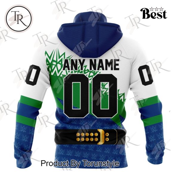 NHL Vancouver Canucks Special WWE Design Hoodie