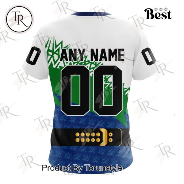 NHL Vancouver Canucks Special WWE Design Hoodie