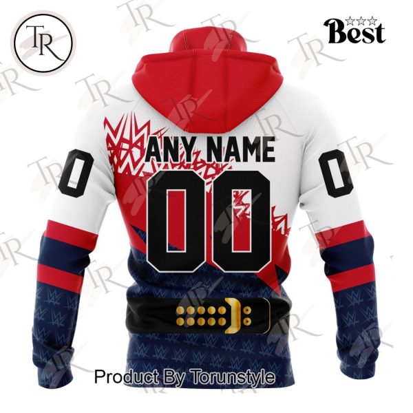 NHL Washington Capitals Special WWE Design Hoodie