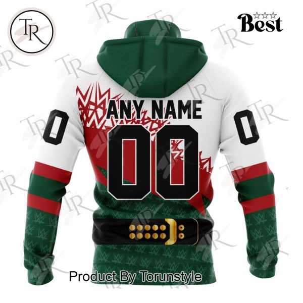 NHL Minnesota Wild Special WWE Design Hoodie