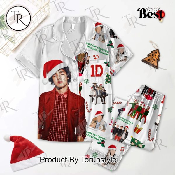 All I Want For Christmas Is One Direction Pajamas Set